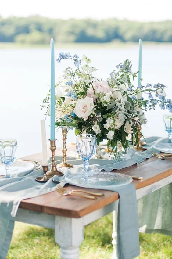 1-3-12pc Light Blue Taper Candles/ 10"/ Centerpieces/ Vases/ Table Decorations/ Long Candles/Tall Candles/Blush Pink/Light Pink