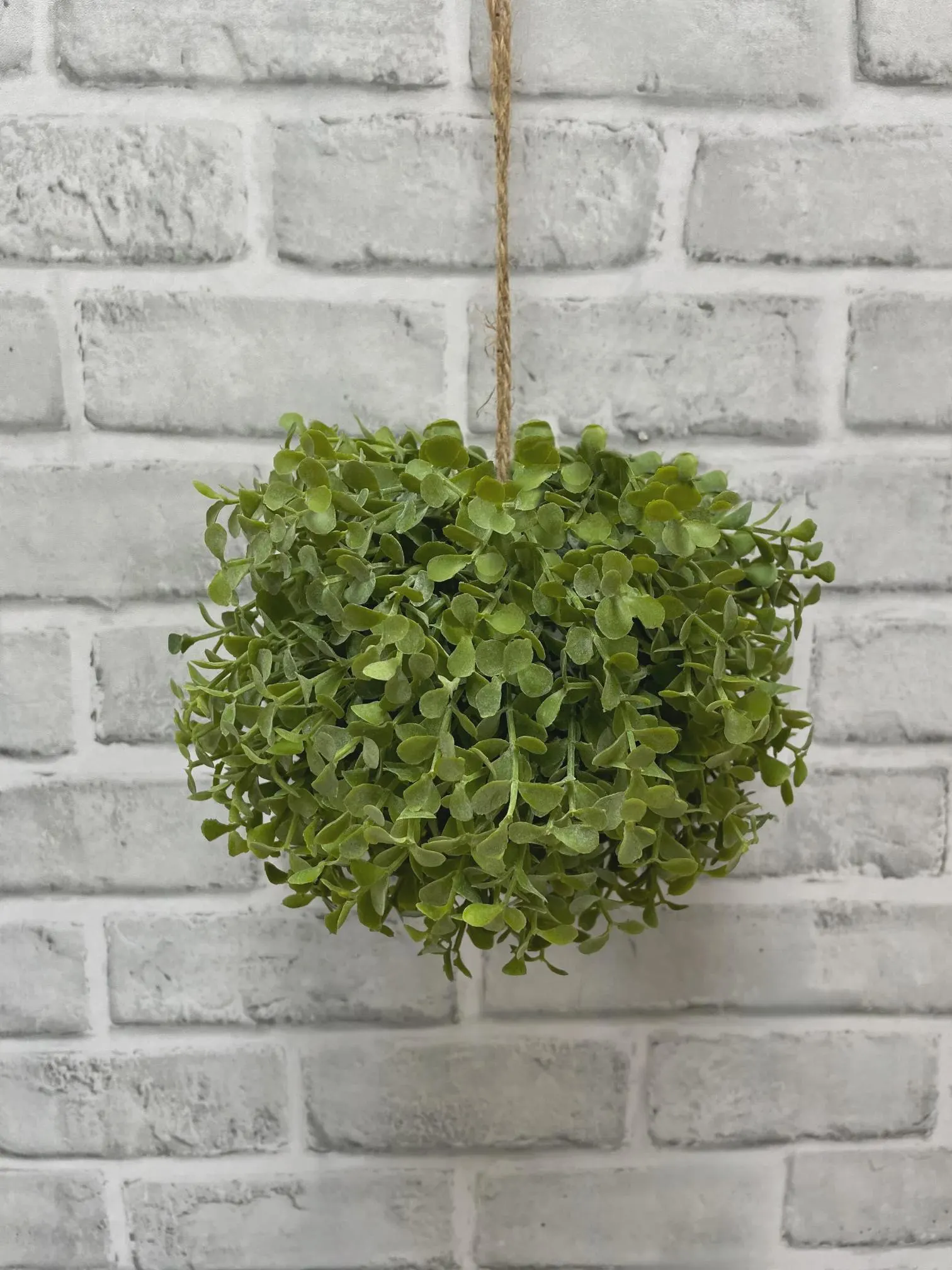 7" Fresh Touch Baby Tear Ball/Garland/Artificial Greenery/Holiday Decor/Christmas Decor/Seasonal/Long Garland/Dark Green