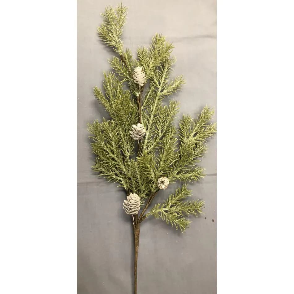 28" White Pinecone Spray/Sprays/Wedding Decor/Holiday Decor/Fall Decor/Table Decor/Cedar Spray/Natural Spray/DIY Craft/Holiday DIY