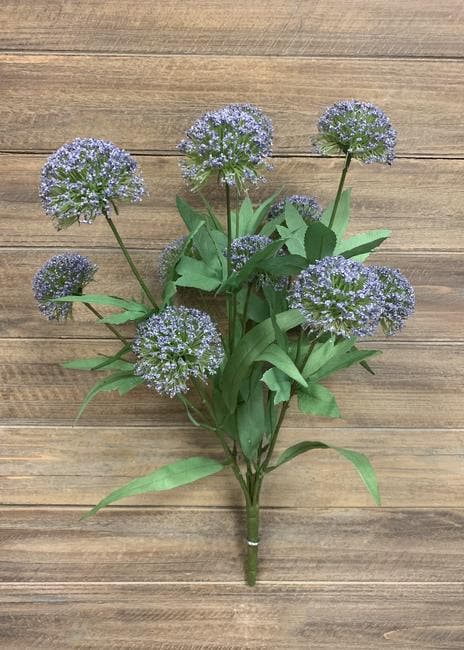 20" Lavender Allium Bush/Sprays/Faux Spray/Autumn Decor/Holiday Decor/Fall Decor/Thanksgiving Decor/Table Decor/Wedding Decor