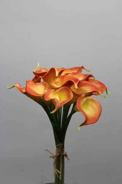CALLA LILLY Set/Floral Sprays/ Wedding Roses/ White/Greenery Bushel/ Outdoor Wedding Greenery/Centerpiece Decor/Faux Flowers/