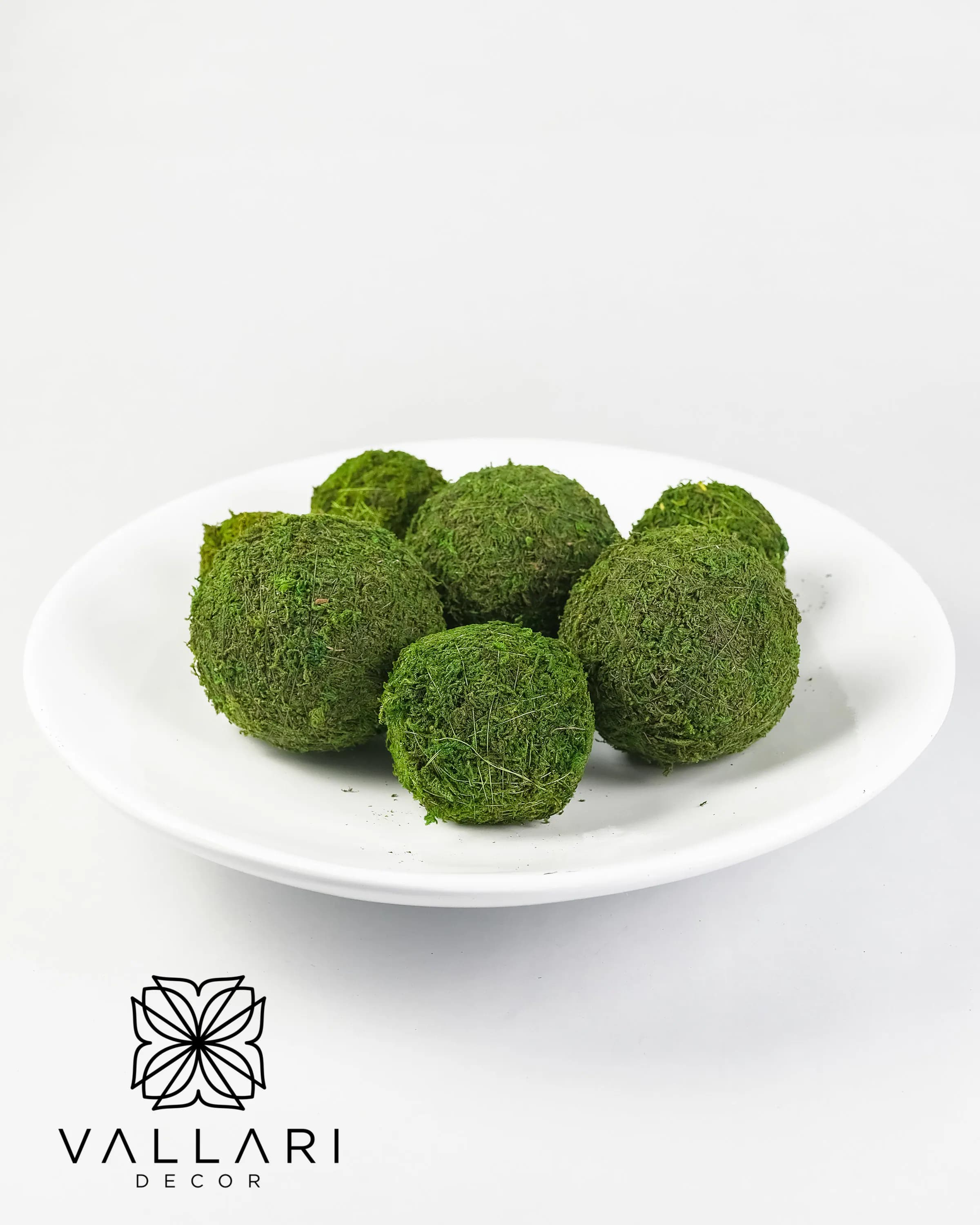 NEW 3" GREEN MOSS Balls, 6 Decorative Balls, Greenery Decor Ideas, Green Bawl Filler, Moss Decoration, Green Table Decor