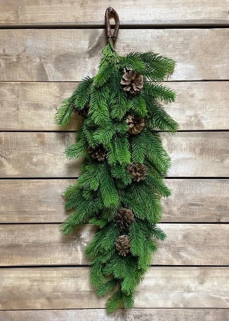 34" Fresh Touch Norway Spruce Pine Garland/Garlands/Wedding Centerpieces/Home Decor/Faux Vines/Silk Vines/Garlands