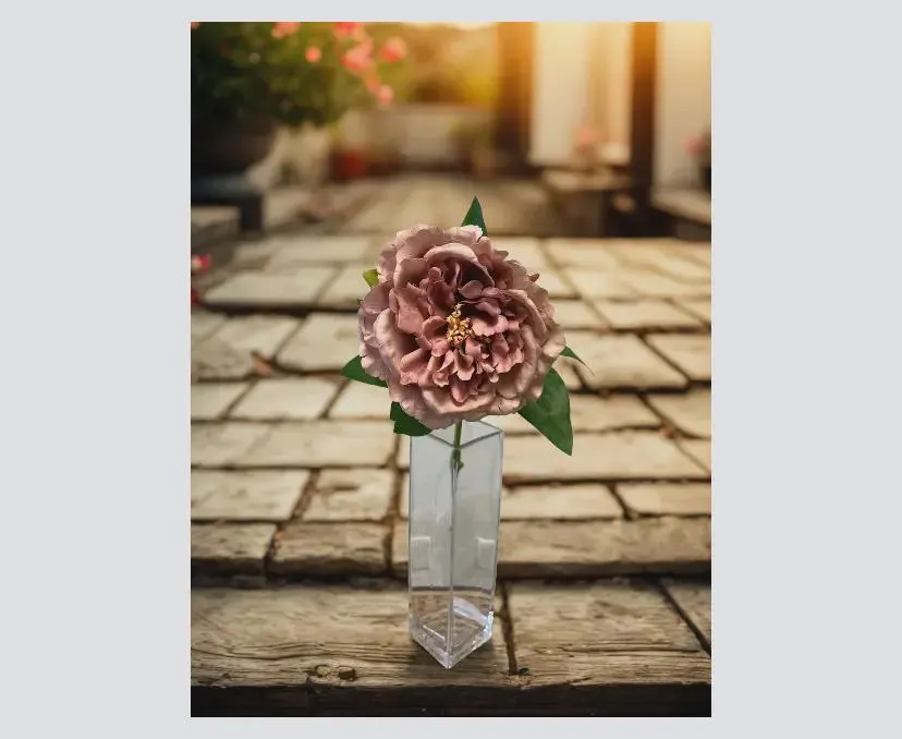 24" Real Touch Dusty Pink Peony Stem/Fall/Natural rouch/Peonies/Spring/Summer/Thanksgiving/wedding decor/centerpieces/holiday/natural tone