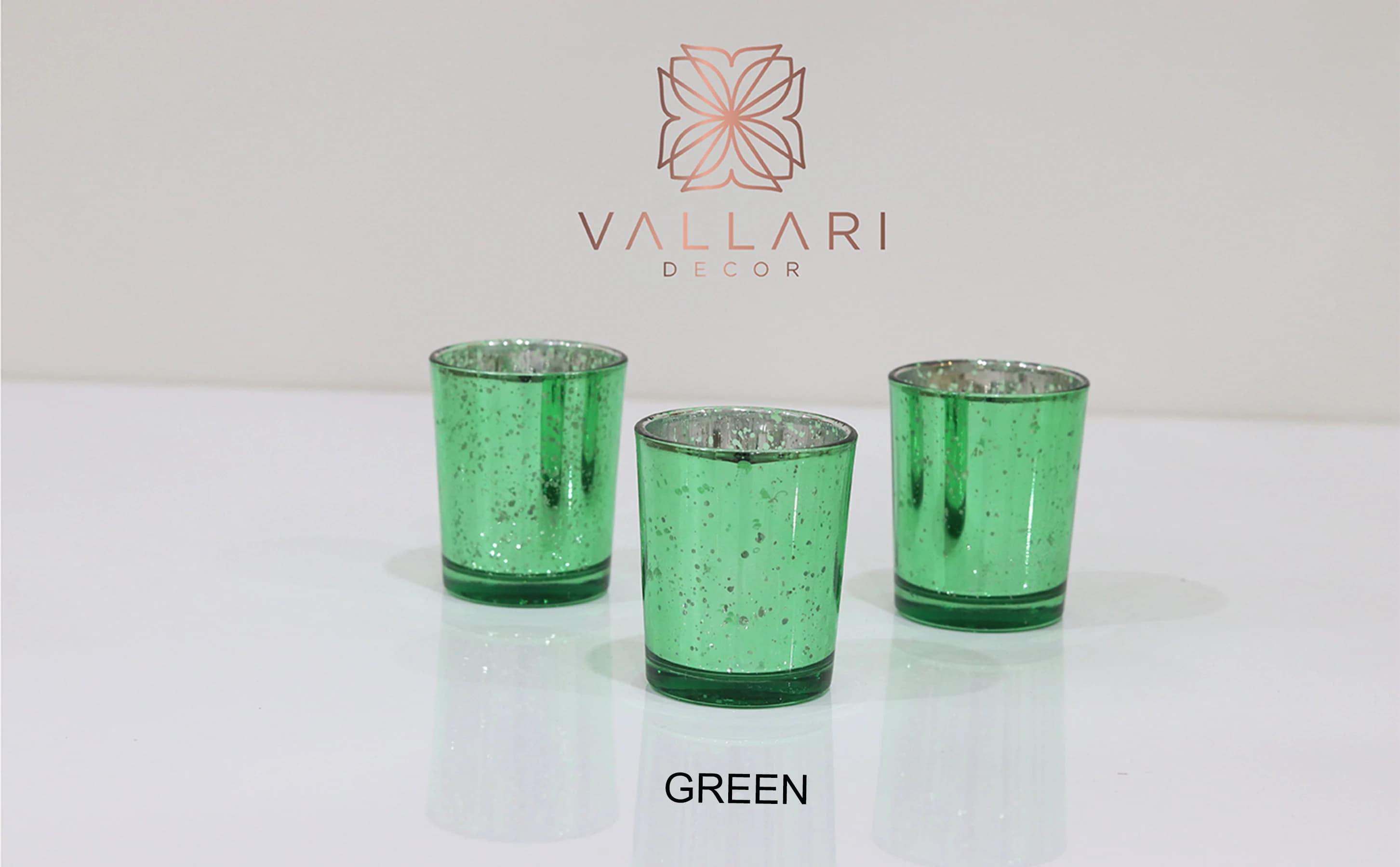 Set of 12 Mercury Glass Green Speckled Glass Candle Holders Votive Holder Led Candleholder Tea Light Wedding 2.5 Winter Christmas