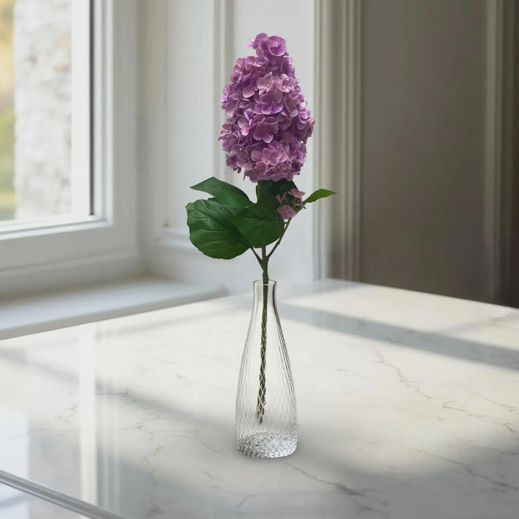 33" Mauve Fresh Touch Cone Hydrangea/Artificial Greenery/Holiday Decor/Christmas Decor/Seasonal/Long Garland