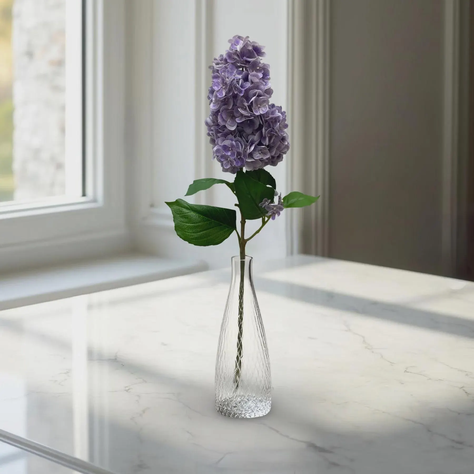 33" Lavender Fresh Touch Cone Hydrangea/Artificial Greenery/Holiday Decor/Christmas Decor/Seasonal/Long Garland