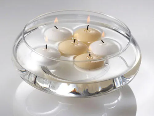 BULK 2" inch Set of 72 White OR Ivory Floating Candle - unscented - 2.25" in Diameter for Centerpieces/ Vases/ Table Decorations