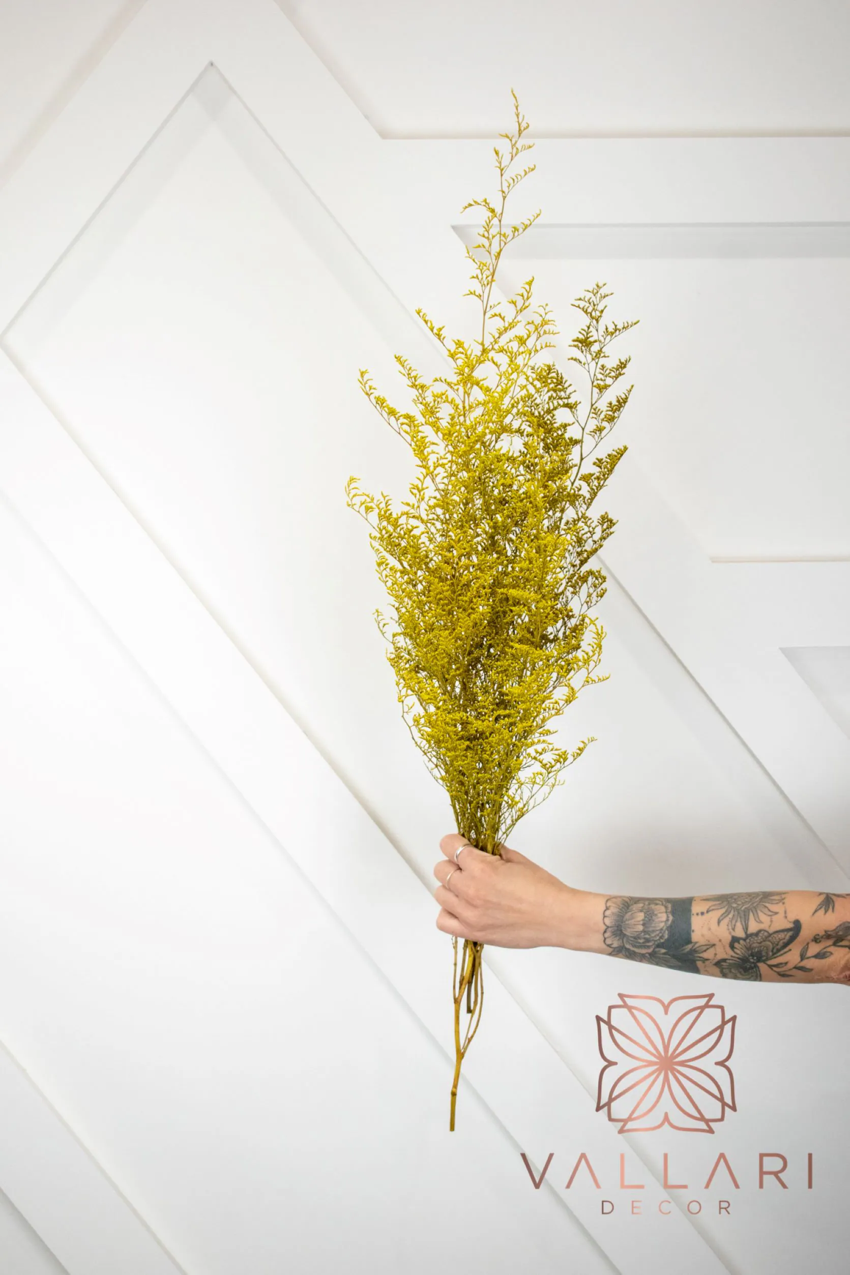 Yellow Preserved Caspia/Baby Breaths/Fall/Thanksgiving/Table Setting/Home Decor/Faux Decor/Decoration/Fall Season/Indoor Decor