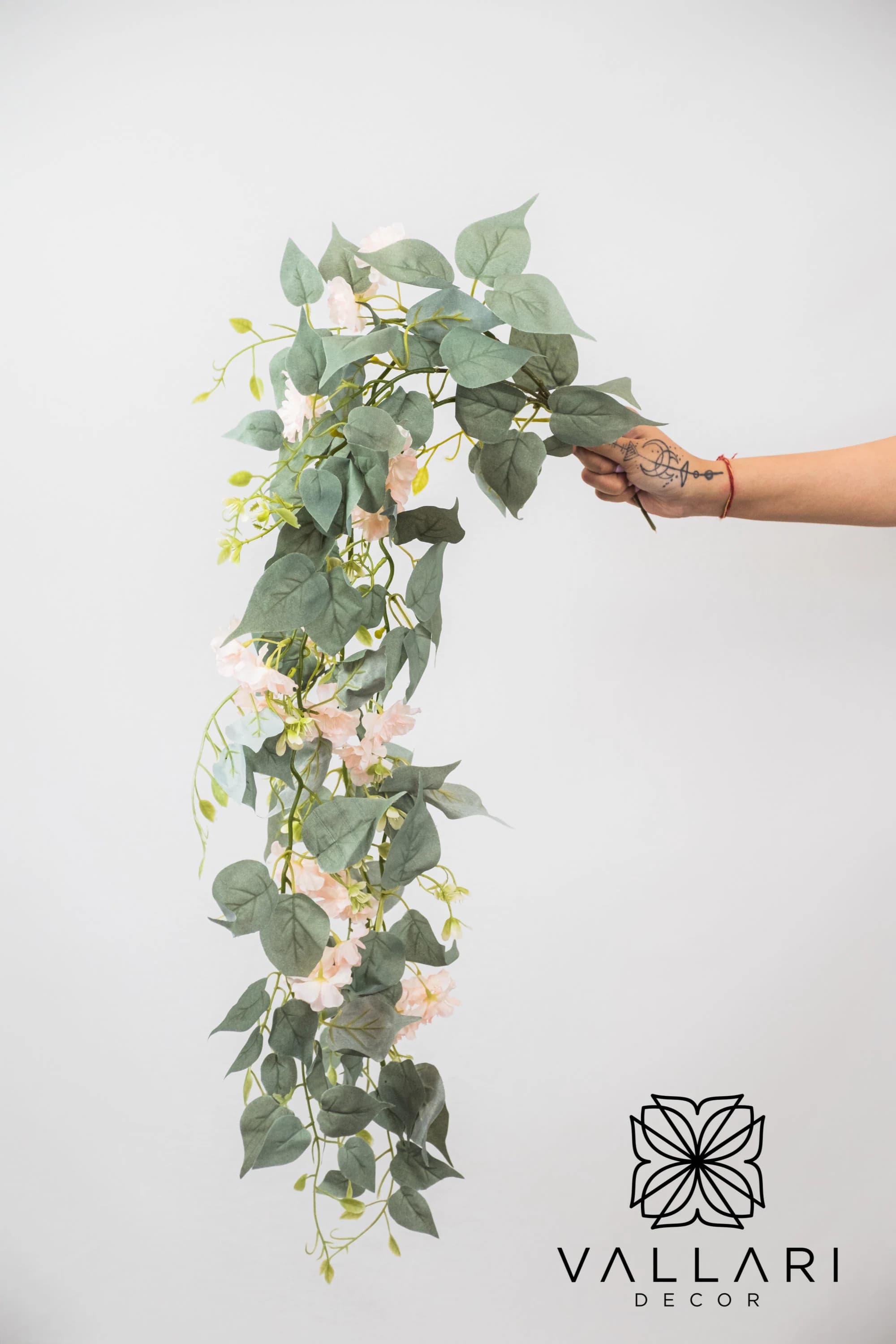 PEACH HANGING BLOSSOM Floral Garlands/White BlossomVines For Wedding/Greenery/Wedding Centerpieces/Home Decor/Faux Vines/Silk Vines/Garlands