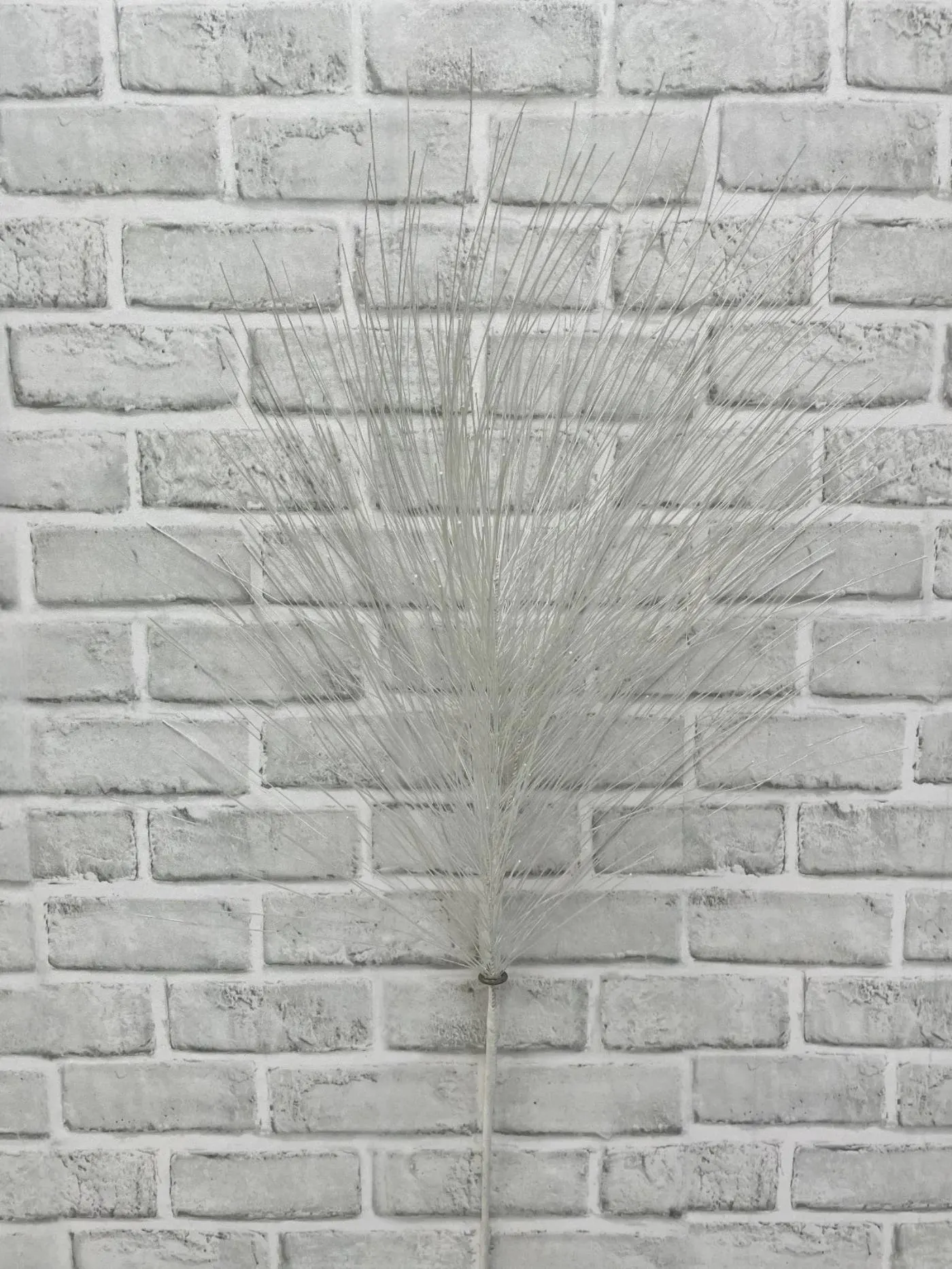 41" Artificial White Pine Needle Spray/Large Frosted Winter Greenery-Elegant Christmas Floral Stem - Luxury Holiday Centerpiece & Home Decor