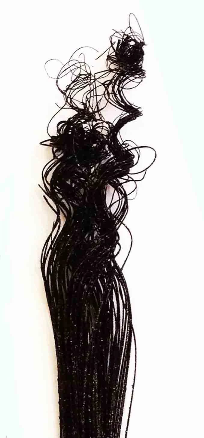 28" Black Glittered Curly Ting Ting/Branches/Centerpiece decor/ Winter wonderland/Decoration Branches/Gold Branches/Glitter Branches/