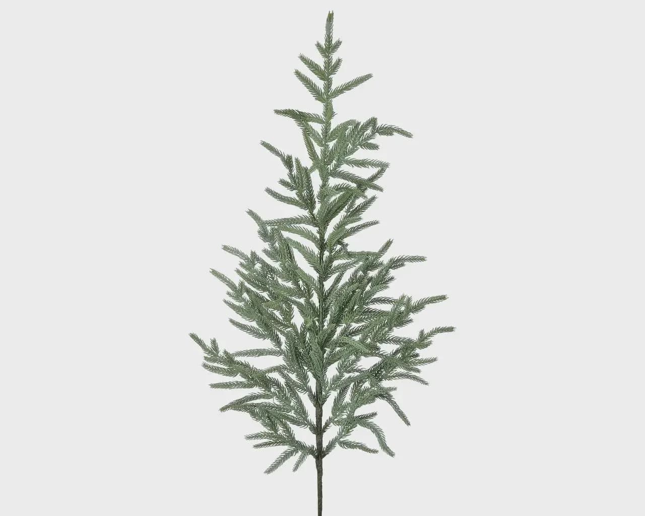 38" Sage Green Real Touch Norfolk Pine Spray/Spray/Wedding Decor/Holiday Decor/Table Decor/glitter Spray/Natural Spray/DIY craft/Xmas Decor