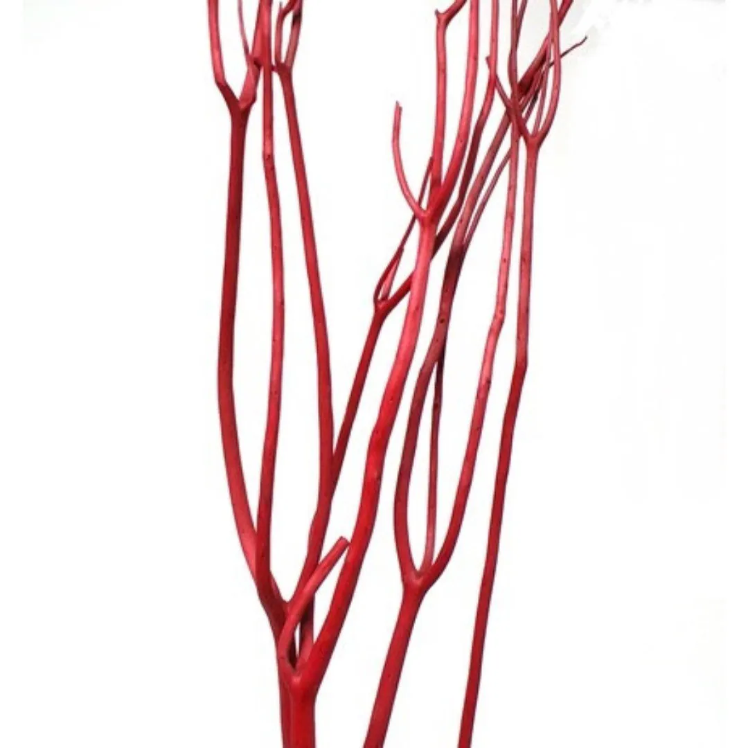 40" Red Mitsumata Sticks/3PC/Twigs/Branches/Centerpiece decor/Winter wonderland/Decoration Branches/Gold Branches/Silver Branches