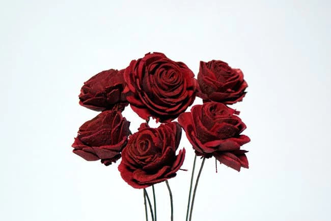 6PC Red Sola Rose/Pink/Wedding Centerpieces/Home Decor/Faux Flowers/Silk Flowers/Flower Bouquet/Spring Wedding/Summer Wedding