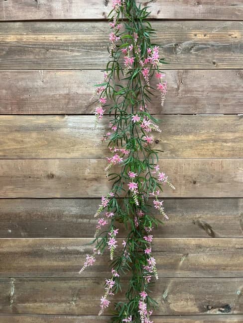 6' Pink sweet Veronica garland/Vines For Wedding/Greenery/Wedding Centerpieces/Home Decor/Faux Vines/Silk Vines/Garlands