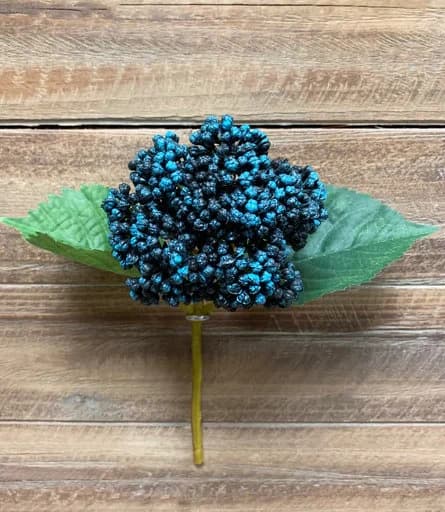 10" Blue Seeded Hydrangea Stem/Pink/Wedding Centerpieces/Home Decor/Faux Flowers/Silk Flowers/Flower Bouquet