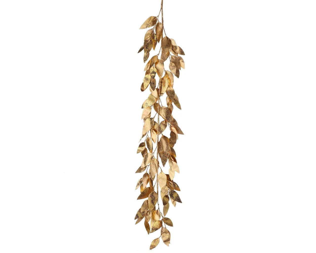 4FT Gold Glittered Eucalyptus Garland/Garlands/Wedding Centerpieces/Home Decor/Faux Vines/Silk Vines/Garlands