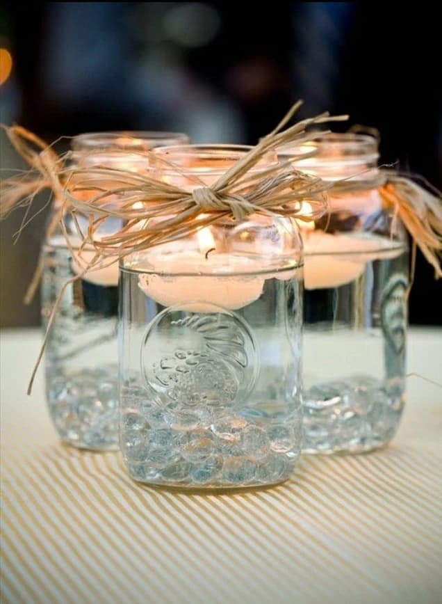 2" inch Set of 12 White OR Ivory Floating Candle - unscented - 2" in Diameter for Centerpieces/ Vases/ Table Decorations