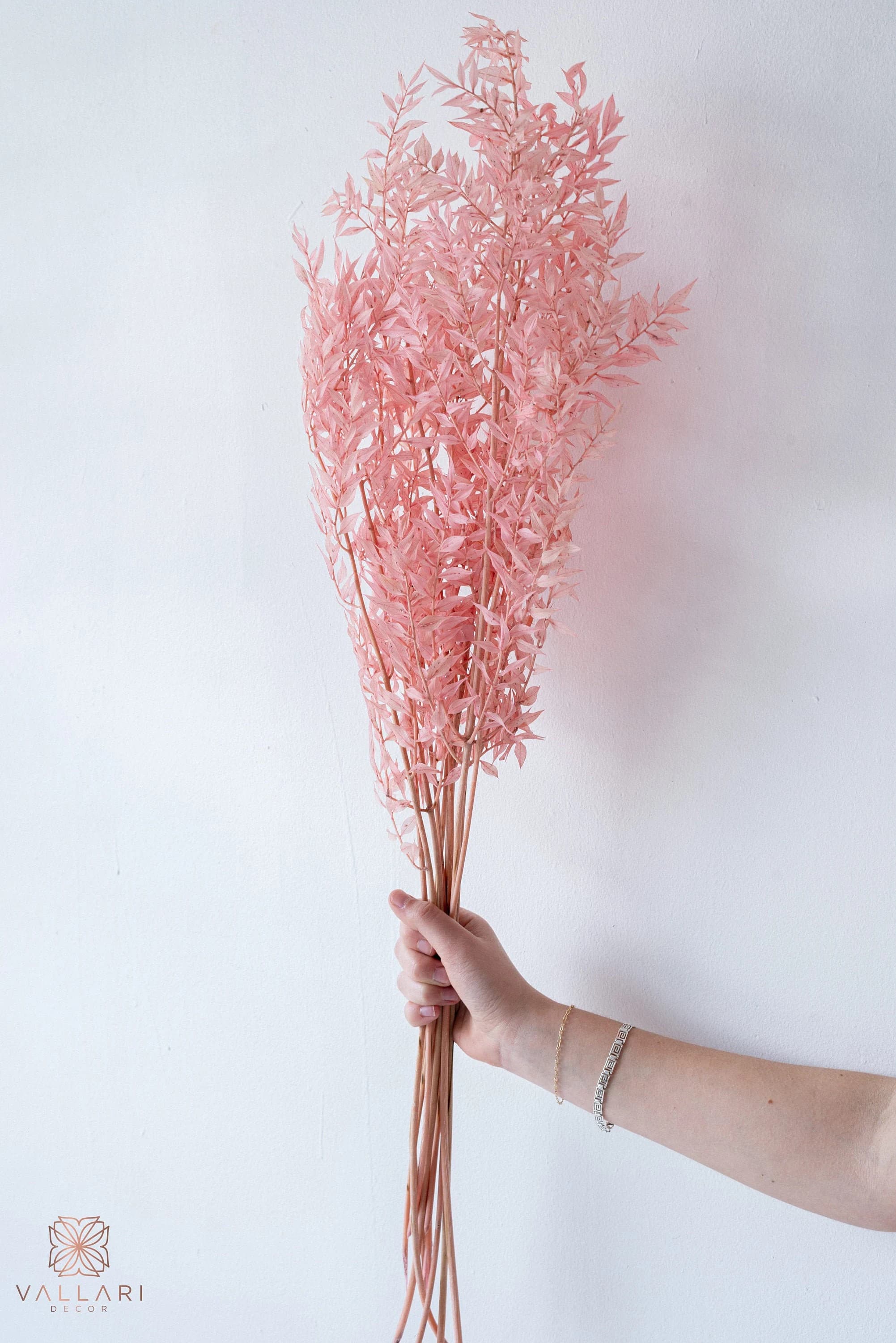 30" PINK RUSCUS VASE Decor/filler decor/faux filler/ Home Decor/VaseDecor/Centerpiece Decor/Faux Flowers/Silk Flowers/Flower Bouquet