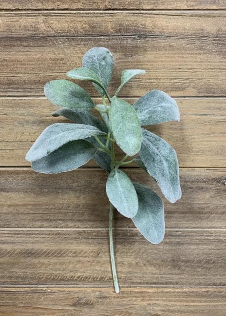 15" Lambs Ear Stem/Faux Spray/Autumn Decor/Holiday Decor/Fall Decor/Thanksgiving Decor/Wedding Decor