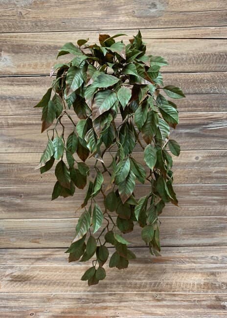 25" Green Hanging Ficus Bush/Floral Wedding/Greenery/Wedding Centerpieces/Home Decor/Faux Vines/Silk Vines/Garlands