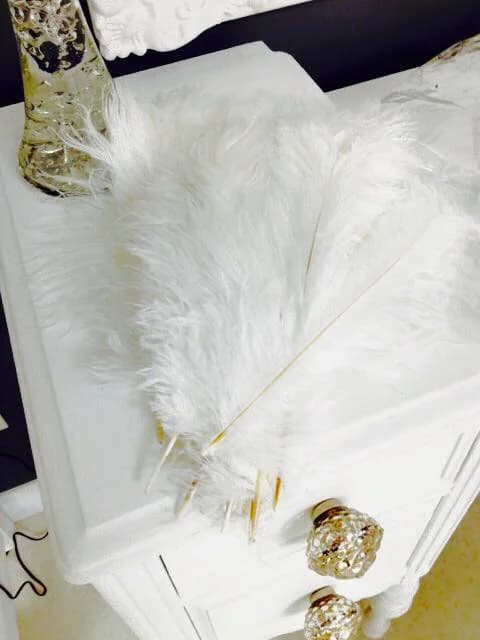 SALE 100 pcs 12-14" White Ostrich Feathers/ Wholesale Lot/Bulk Lot/ Fast Shipping/ Great Gatsby/ Feather Centerpiece/ Hollywood Glam