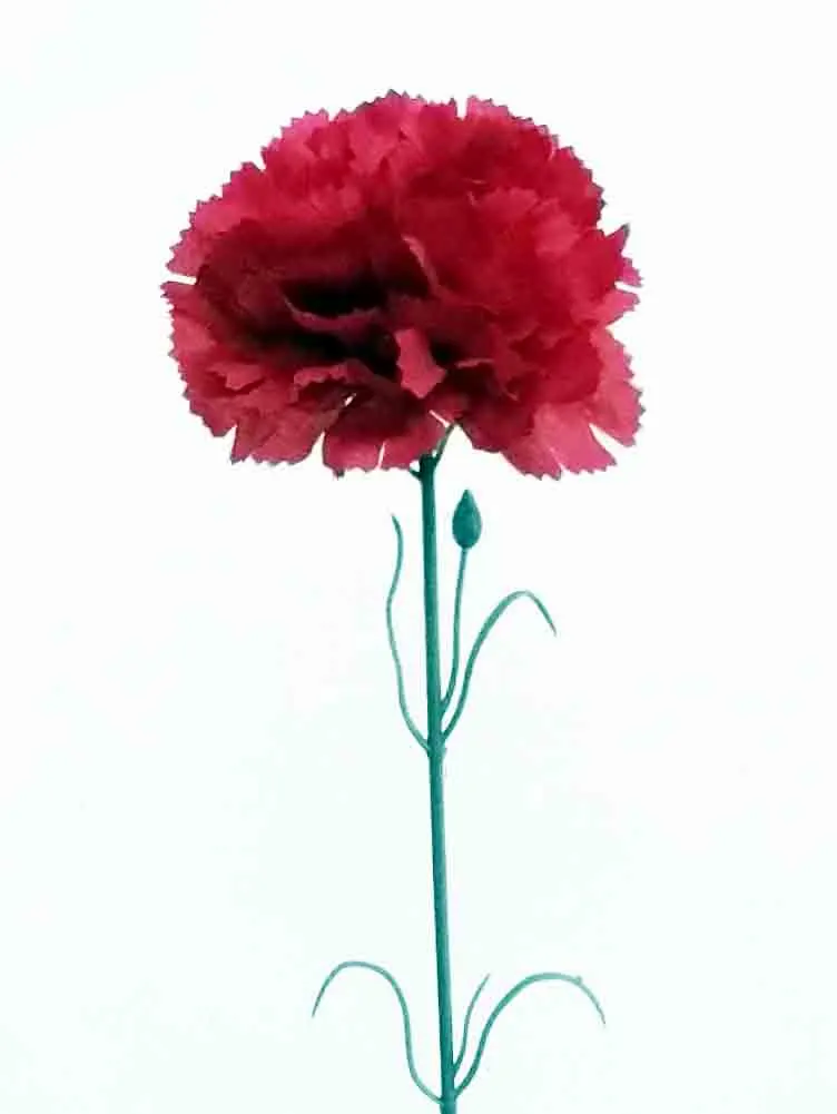 18" Red Carnation Spray/Spray/Greenery/Succulent/Carnations/Wedding Centerpiece/Home Decor/Faux Flower/Silk Flowers/Flower Bouquet