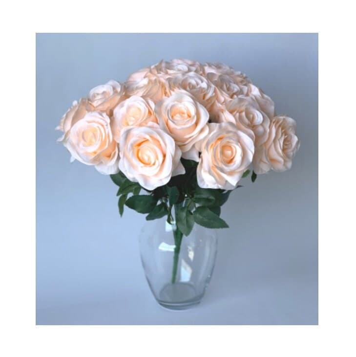 Ivory Bushel/Pink/Wedding Centerpieces/Home Decor/Faux Flowers/Silk Flowers/Flower Bouquet