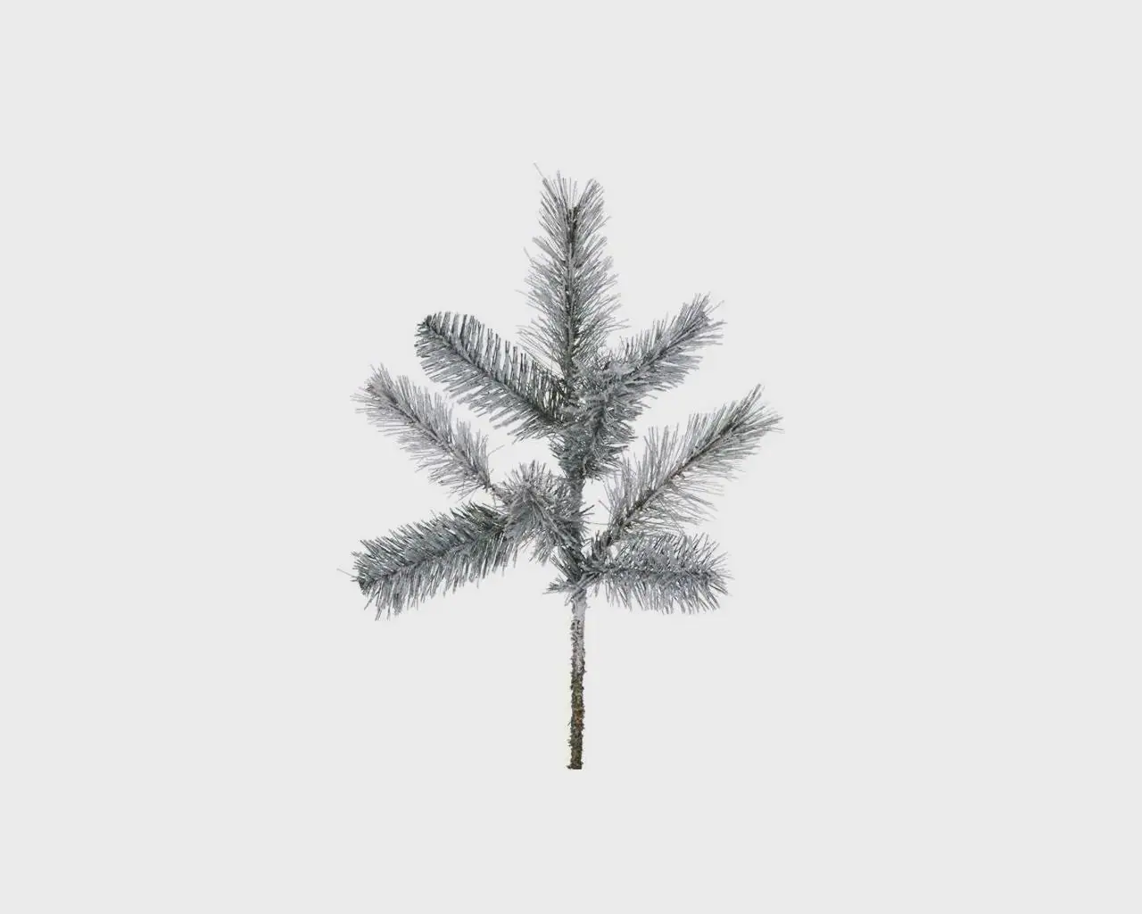20" Flocked Green, White Scotch Pine Spray/Sprays/Faux Spray/Wedding Decor/Holiday Decor/Table Decor/Christmas DIY Crafts/Xmas Decor