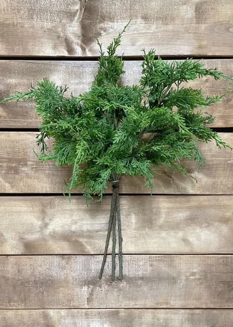 21" Fresh Touch Northern White Cedar Bundle/Sprays/Fall Sprays/Red Berry/Faux Spray/Autumn Decor/Holiday Decor/Fall Decor/Table Decor