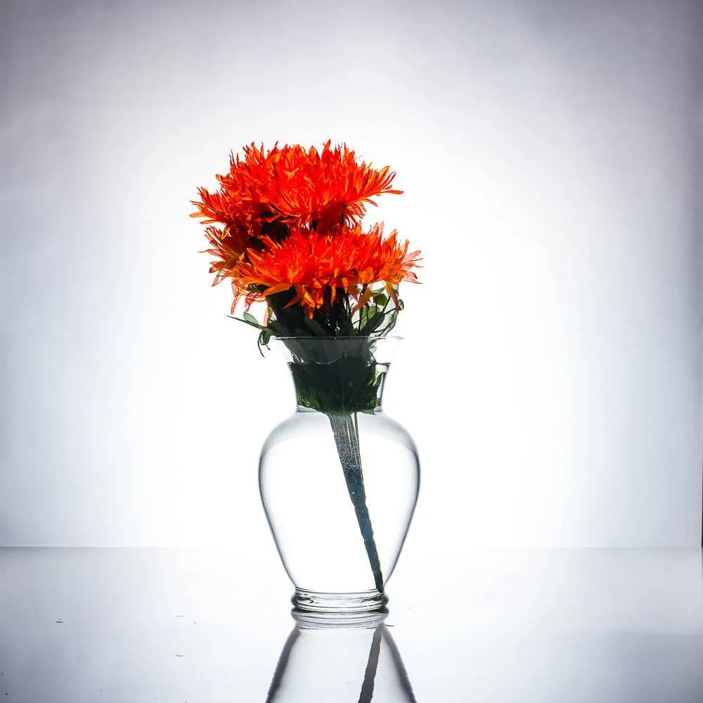 Fuji Mum Bush/Pink Mums/ Orange Mums /Wedding Centerpieces/Home Decor/Faux Flowers/Silk Flowers/Flower Bouquet