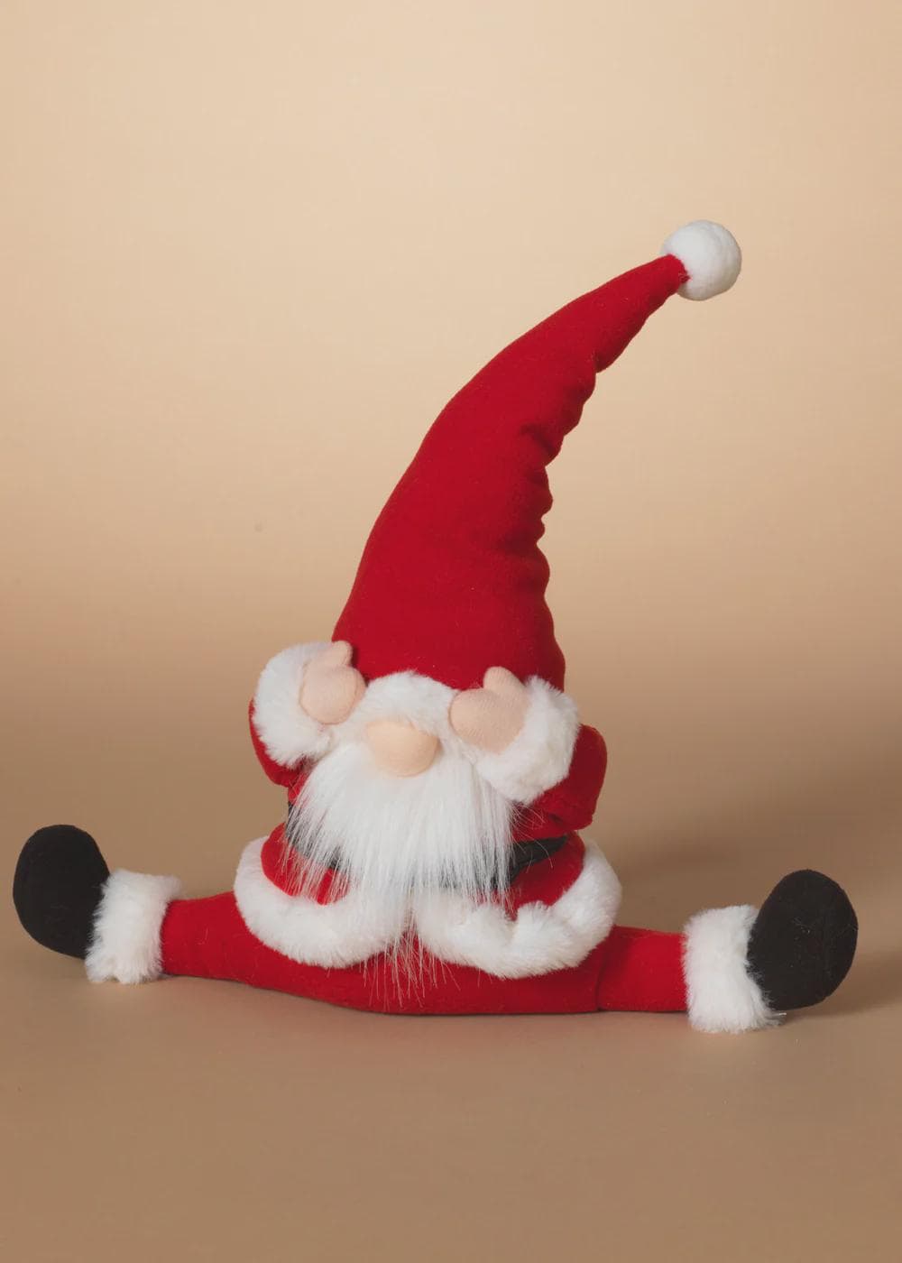 12" Fabric Santa Gnome Figurine/Christmas Tree Ornaments/Tree Topper/Ornaments/Tree Decorations/Xmas Decor/Xmas Tree Decor/Holiday Season