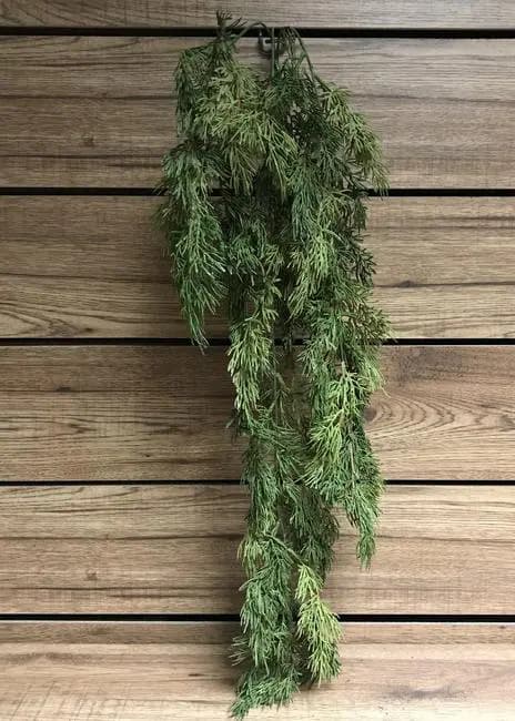36" Fresh Touch Cedar Hanging Bush/Christmas Decor/Christmas Decor Idea/Christmas Decoration/Holiday Decoration/Table Decor/Holly Bush