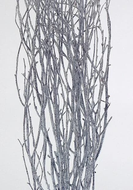 32" Silver SPARKLE Birch Twigs/Curly Twigs/Branches/Centerpiece decor/Decoration Branches/Gold Branches/Glitter Branches/Silver Branches/