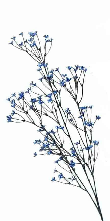 23" Blue Mini Flower Spray/Sprays/Fall Sprays/Faux Spray/Autumn Decor/Holiday Decor/Fall Decor/Table Decor/Xmas Decor