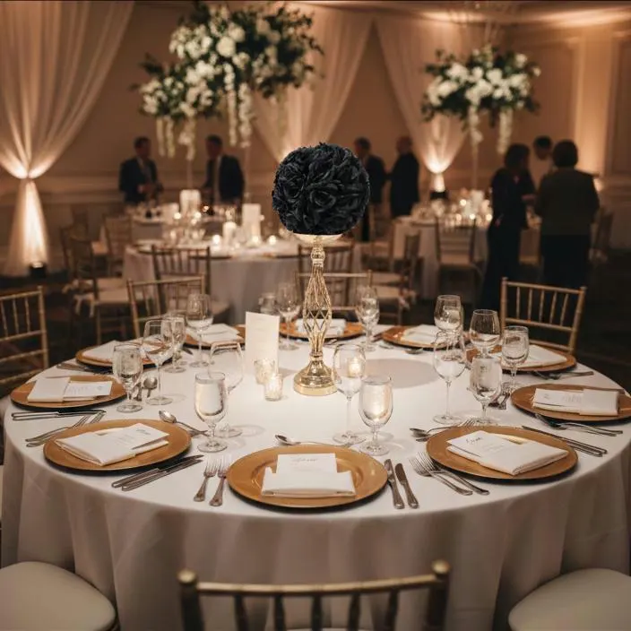 18" Gold Floral Riser Twist with Crystal Centerpiece/Flower Ball Stand/Gatsby Wedding/Reception Styling/