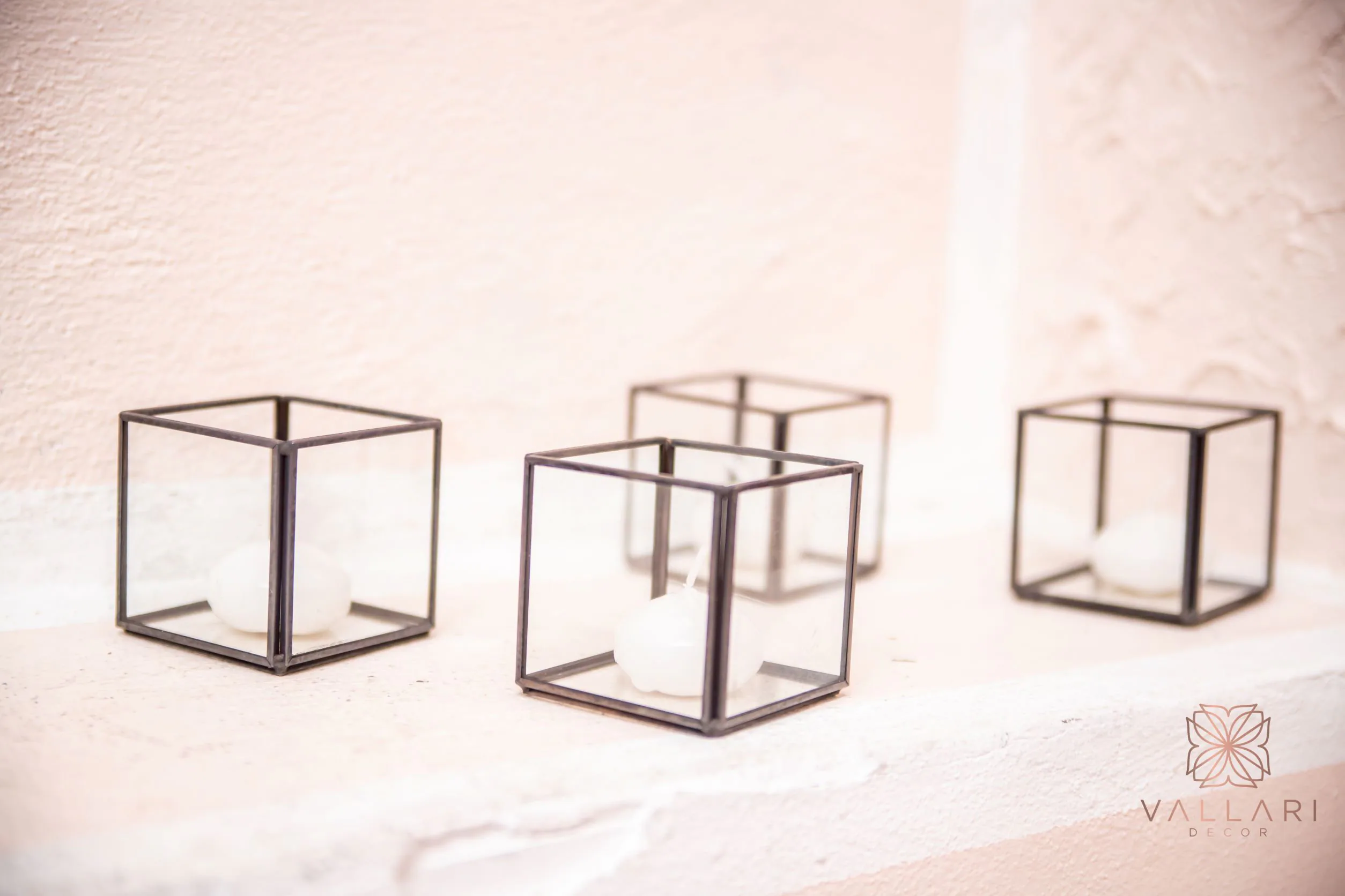 Black 2.8" Glass Votive Geometric Terrarium/Wedding Table Decor/Succulent Planter/Terrarium Kit/Terrarium Gift/Terrarium Centerpiece/