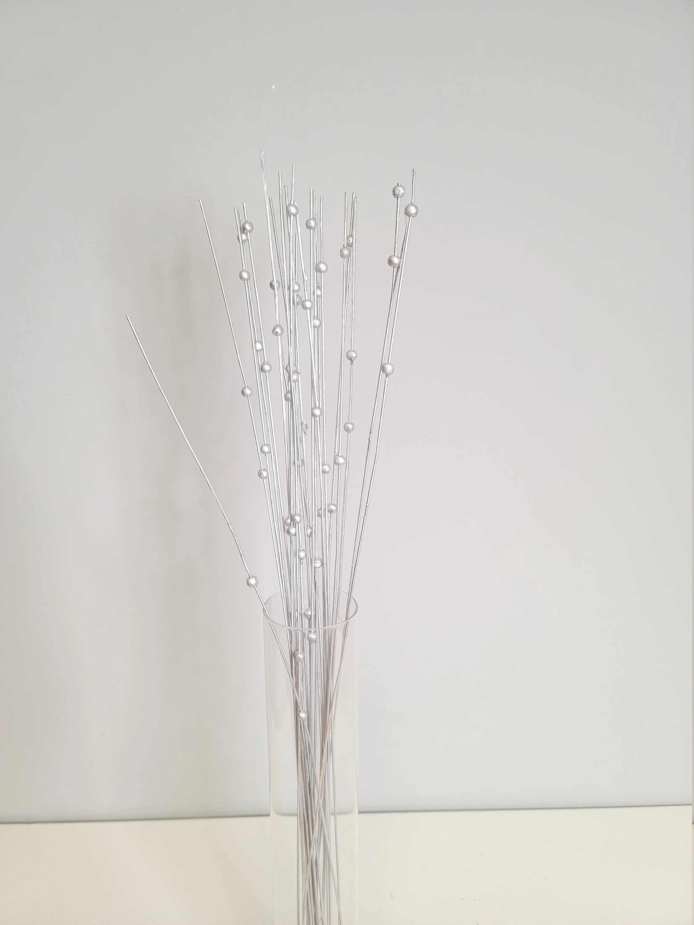 New Silver Twigs With Tiny Beads/Branches/Centerpiece decor/Red Branches/Silver Branches/Gold Branches/Glitter Branches/Silver Branches