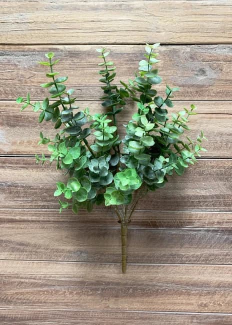 15.5" Eucalyptus Bush/Sprays/Greenery/Succulents/Terrarium Decor/Wedding Centerpieces/Home Decor/Faux Flowers