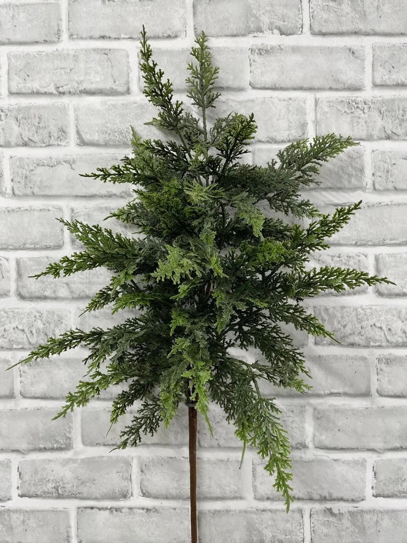 29" Fresh Touch Eastern Red Cedar Branch, Faux Christmas Greenery, Real Touch Winter Cedar Spray, Holiday Florals, Christmas Tree Filler