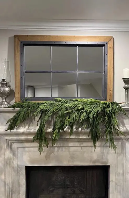 40" Fresh Touch Norfolk Dripping Pine Garland/Vines For Wedding/Greenery/Wedding Centerpieces/Home Decor/Faux Vines/Silk Vines/Garlands