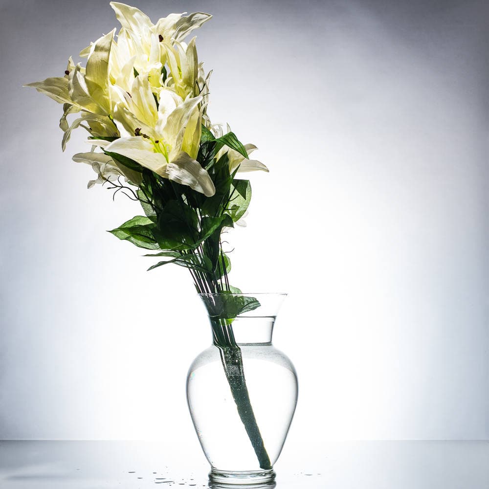 White Or Cream Tiger Lilly/Wedding Centerpieces/Home Decor/Faux Flowers/Silk Flowers/Flower Bouquet