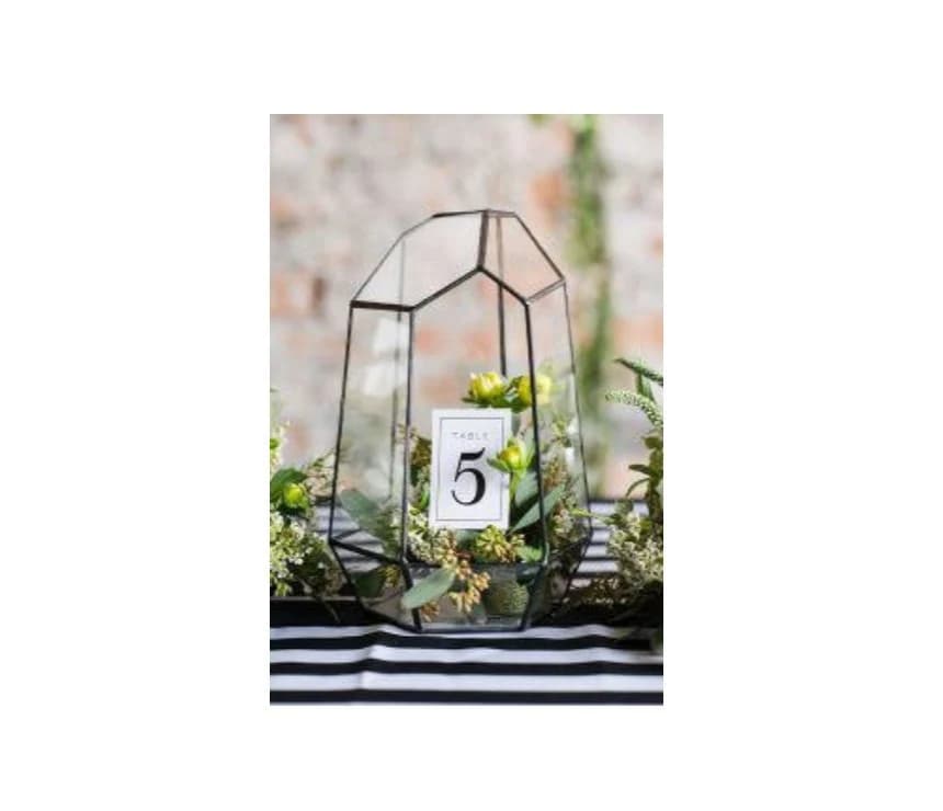 Glass Geometric Terrarium/ Wedding Table Decor/ Succulent Planter/Air Plants Glass Vase/Terrarium Kit/ Terrarium Gift/ Terrarium Centerpiece