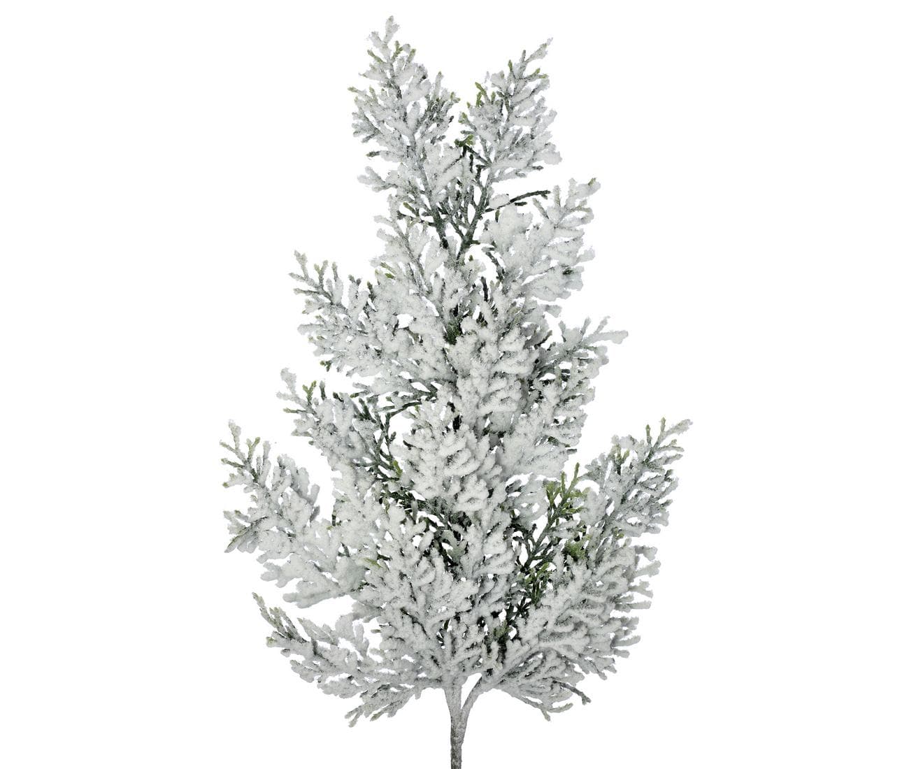 20" Flocked Cedar Spray/Holiday Decor/Christmas Decor/Poinsettia Picks/Poinsettia Flowers/Poinsettias/Wedding