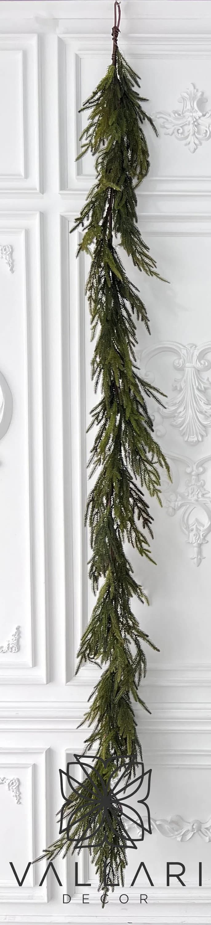 88" Real Touch Norfolk Pine Garland/ Faux Garlands/Vines/Greenery/Wedding Centerpieces/Home Decor/Faux Vines/Silk Vines/Garlands