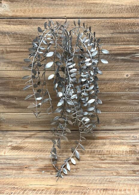 27" Silver Smilx Hanging Bush/Christmas Decor/Christmas Decor Idea/Christmas Decoration/Holiday Decoration/Table Decor