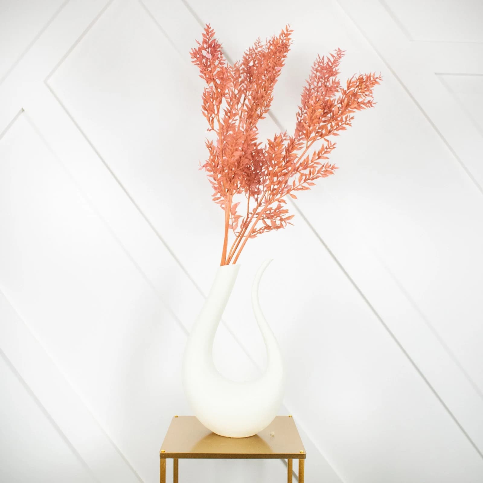 30" DUSTY Rose RUSCUS VASE Decor/filler decor/faux filler/Home Decor/VaseDecor/Centerpiece Decor/Faux Flowers/Silk Flower/Ruscus/Dark Floral