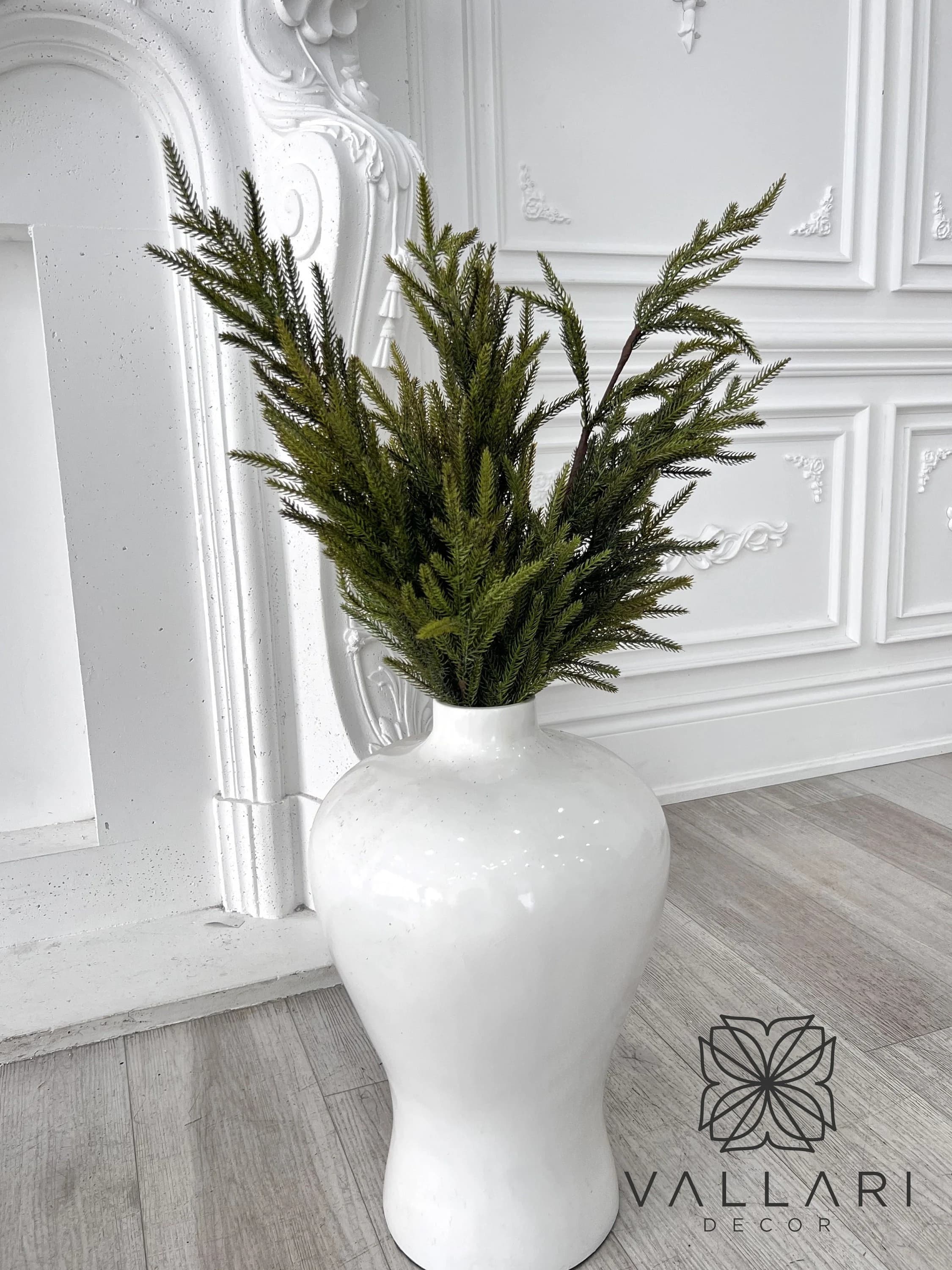 30" Real Touch Norfolk Pine Branch/Faux Spray/Autumn Decor/Holiday Decor/Fall Decor/Thanksgiving Decor/Wedding Decor