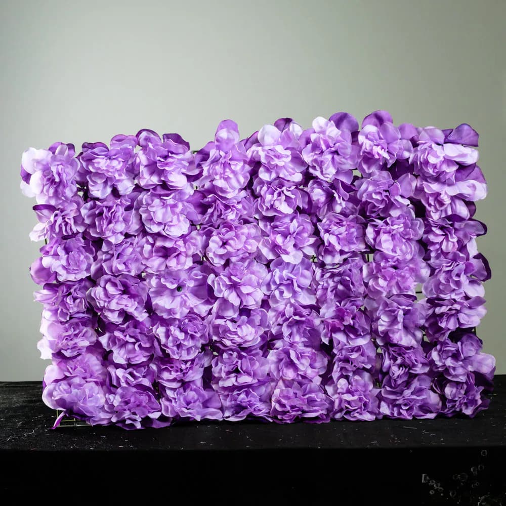 Purple/White/Pink Open Peonies Flower Panel/ Wedding decor/ Floral decor/ Flower wall/ Event decor/ Floral wall panel